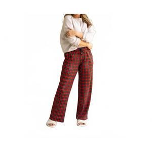 NEW JULIA ROSE noelle plaid pajama pants in plaid